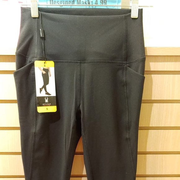 Spyder Women Performance High Rise Tight--Black - Picture 7 of 8